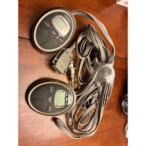 Sunbeam Electric Blanket Dual Digital Controllers Gray Preheat SEE DESC.